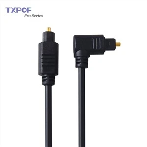 สาย Toslink เสียงออปติคัลดิจิตอล Spdif 90 องศา