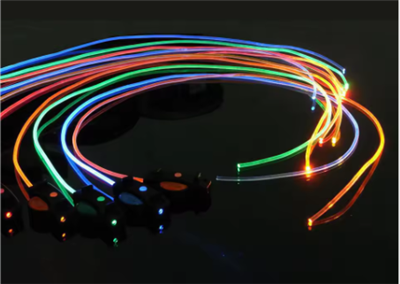 กลางแจ้งโดยใช้เส้นใยเรืองแสงด้านต้านทานรังสียูวี LED ไฟเบอร์ออปติกแสงปริมณฑลสระว่ายน้ำ